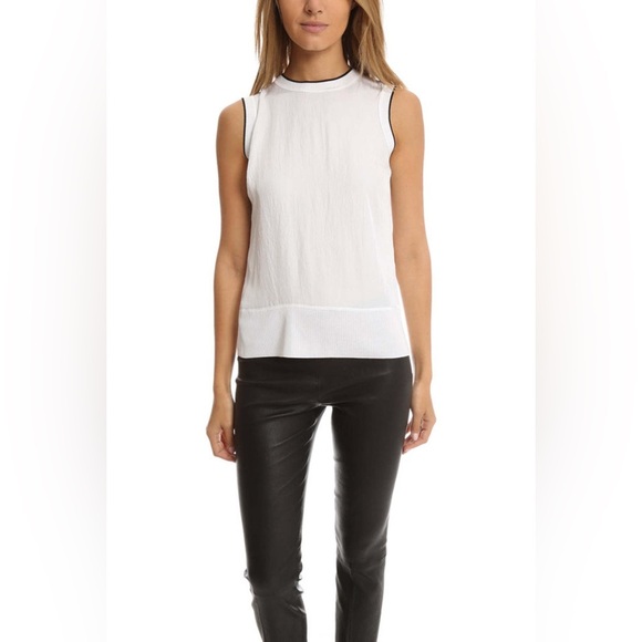 Rag & Bone Abby White Tank Top - Picture 1 of 11